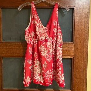 Floral Chiffon Sleeveless Blouse